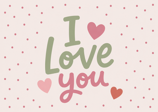 Kaartje 'I love you'