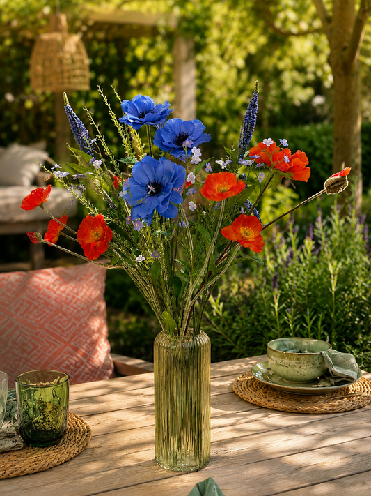 Poppy Breeze kunstboeket met papaver en anemoon