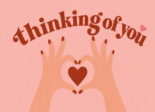 wenskaartje thinking of you