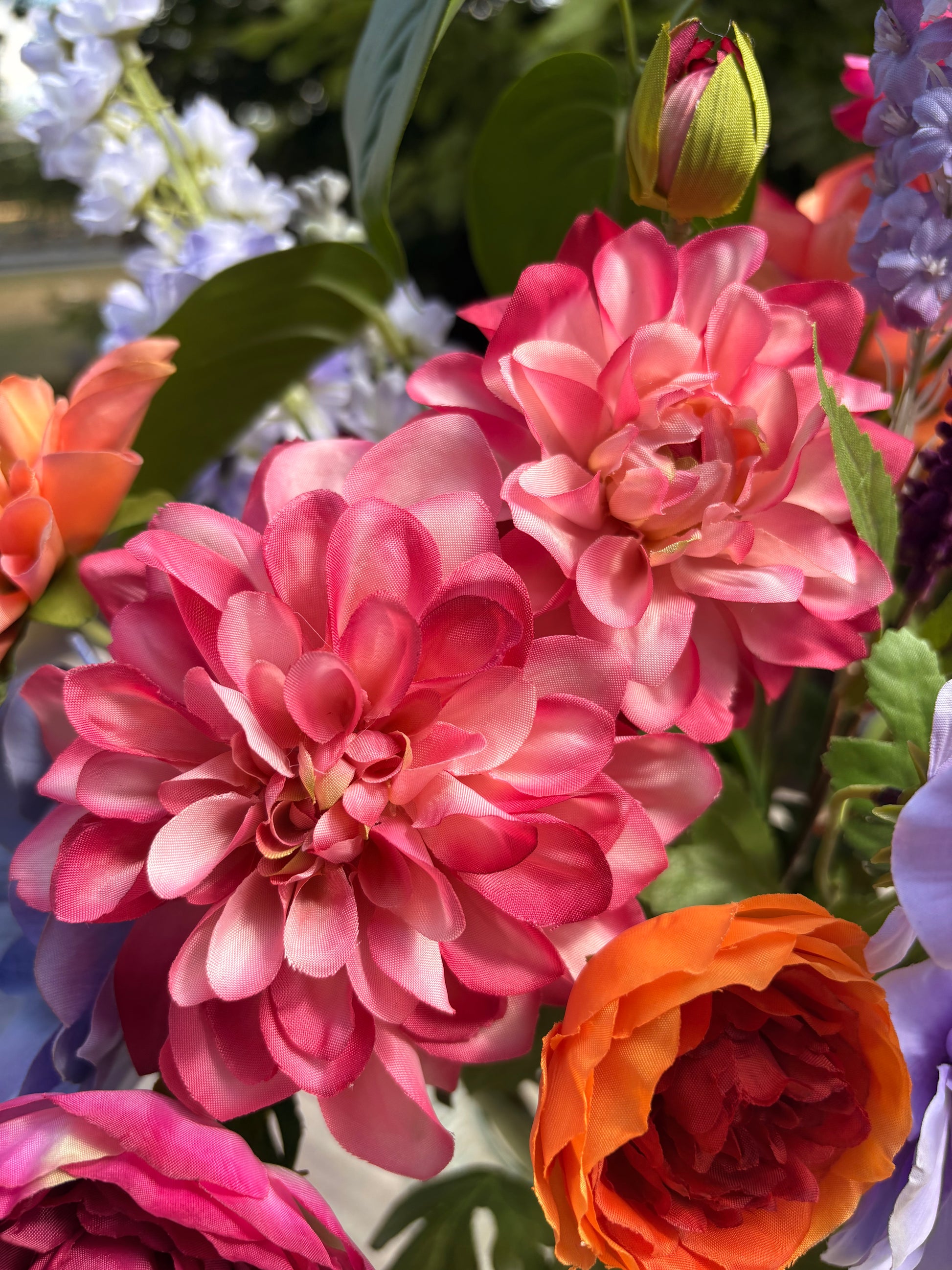 zijdebloem dahlia fuchsia