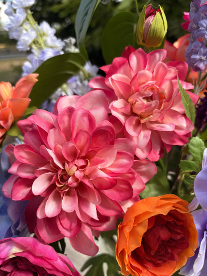 zijdebloem dahlia fuchsia