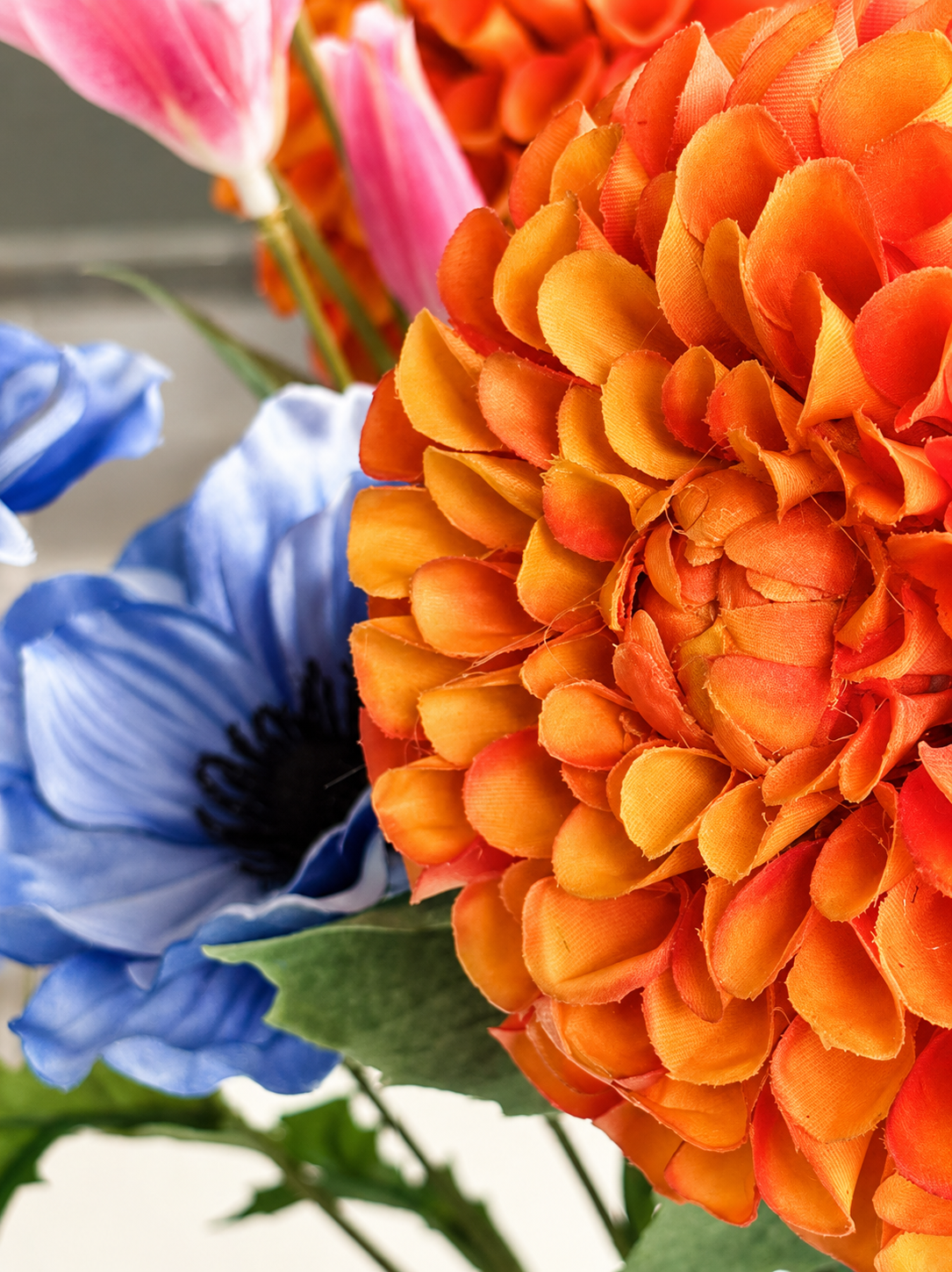 zijdebloem dahlia anemoon