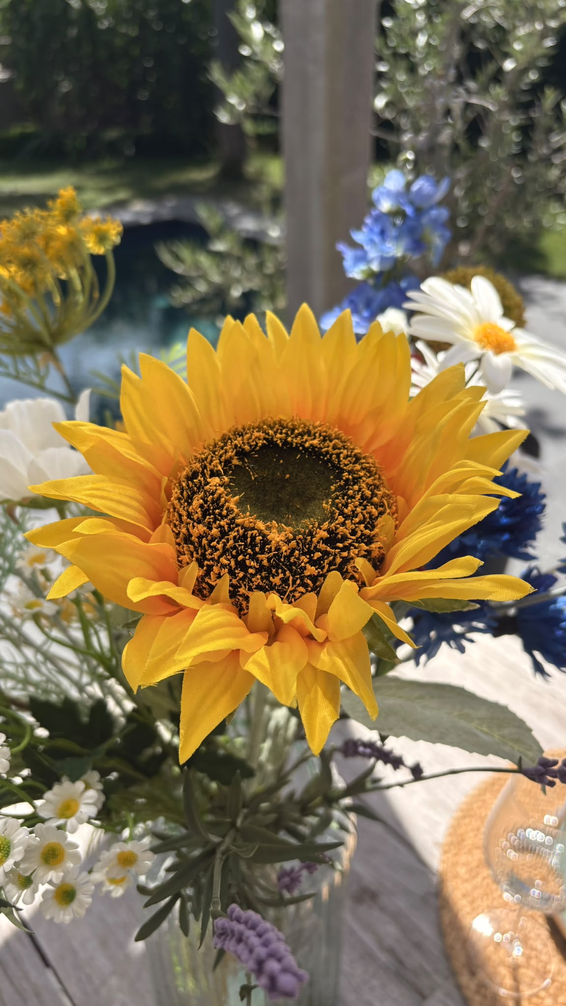 zonnebloem zijde