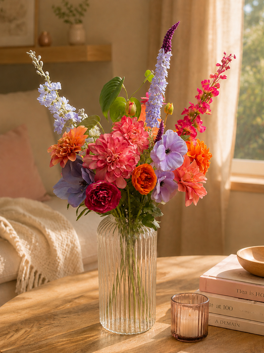 Boho Bloom kunstbloemen boeket