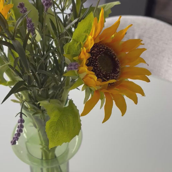 Zonnebloemen pretty provence kunstboeket