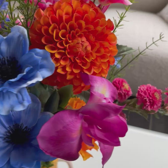 zijdebloem iris dahlia anemoon lelie