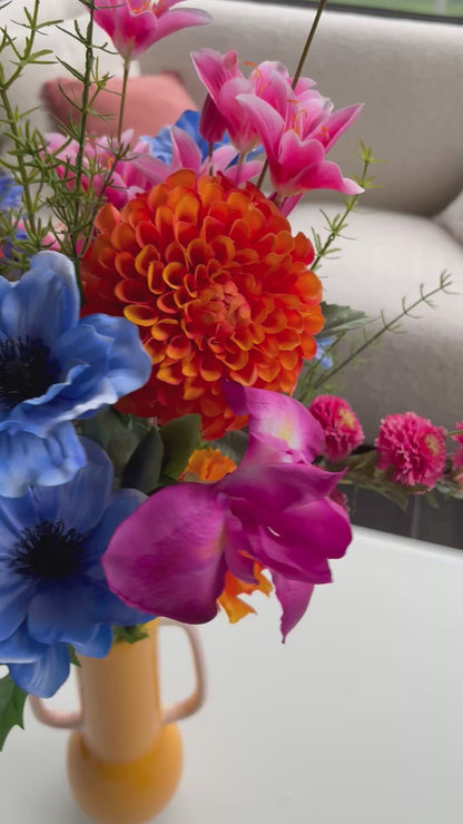 zijdebloem iris dahlia anemoon lelie