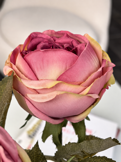 Rose Romance oudrose | zijden boeket met rozen