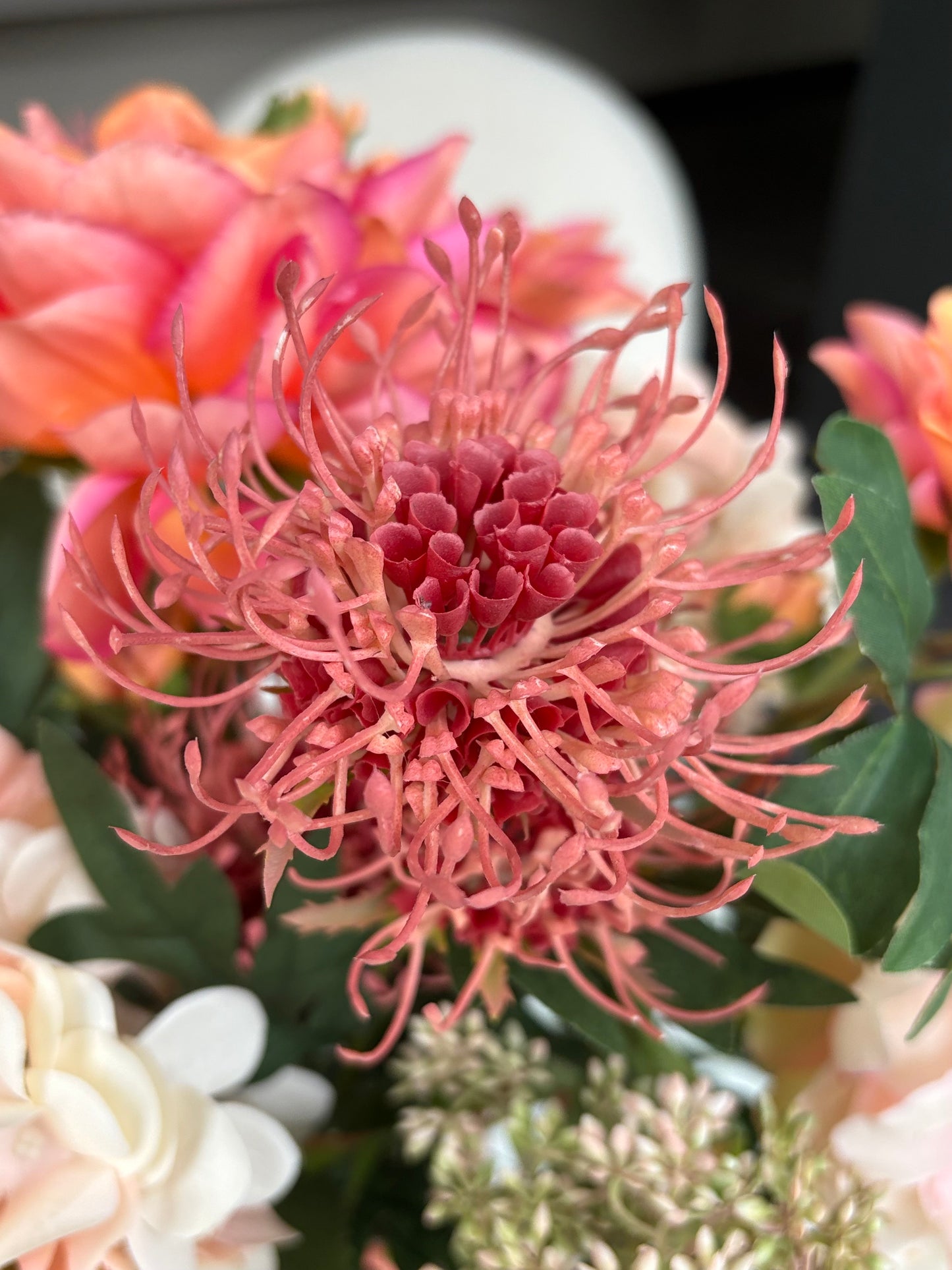 Terra Glow | Zijdenbloemen boeket in warme tinten