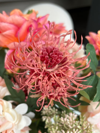 Terra Glow | Zijdenbloemen boeket in warme tinten