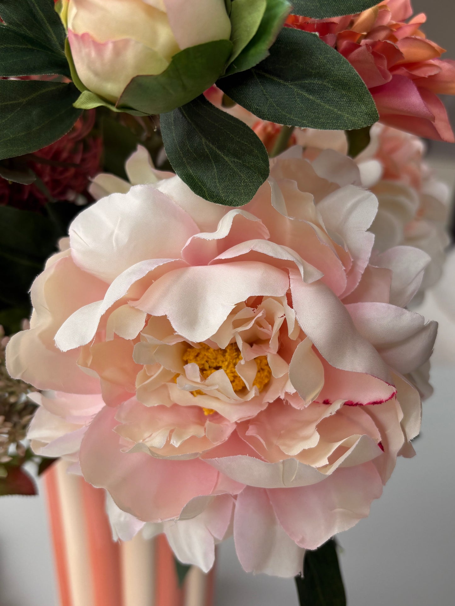 Terra Glow | Zijdenbloemen boeket in warme tinten