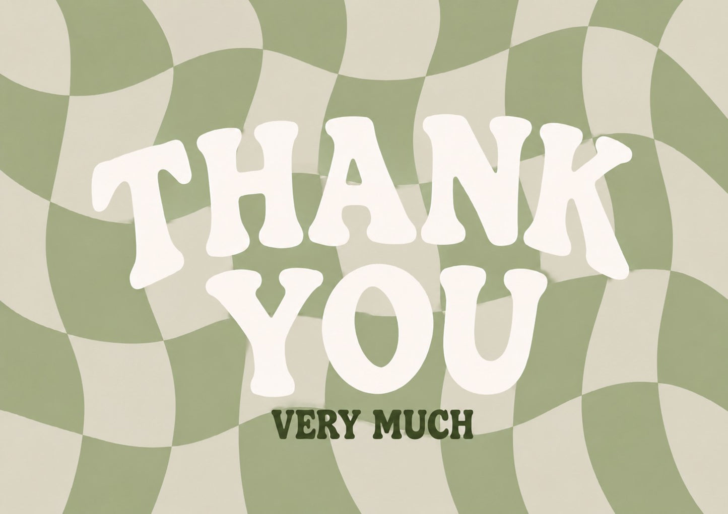 Carte de vœux 'Thank you'