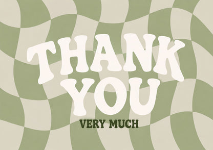 Carte de vœux 'Thank you'
