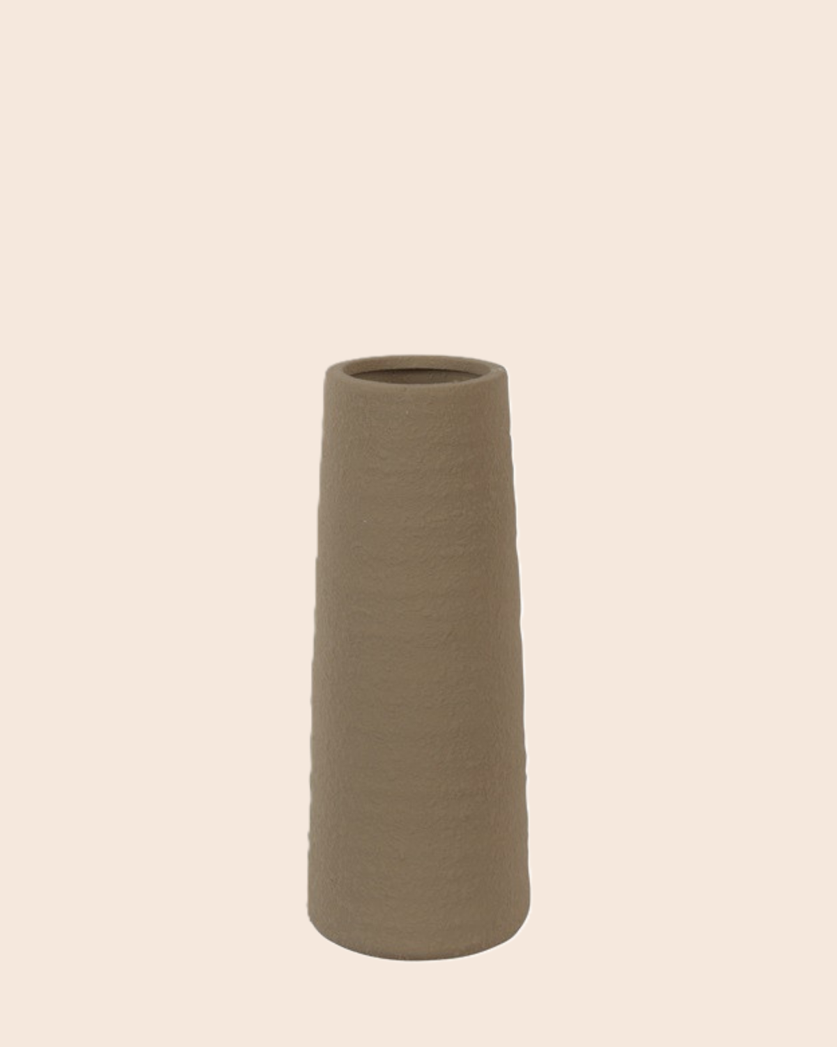 Tokyo M marron | vase en céramique étroit