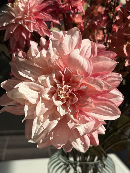 Velvet Shadow | Zijden boeket met oud roze tinten