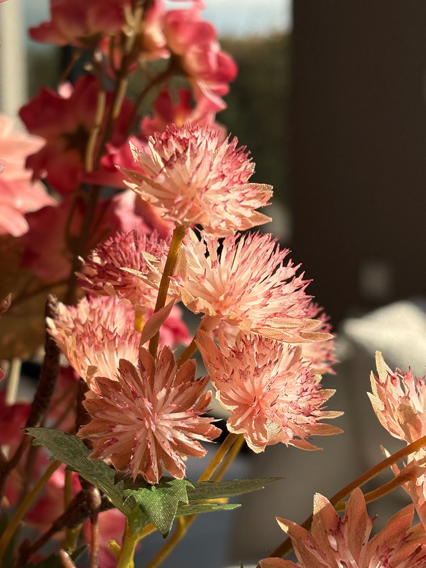 Velvet Shadow | Zijden boeket met oud roze tinten