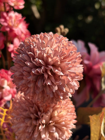 Velvet Shadow | Zijden boeket met oud roze tinten