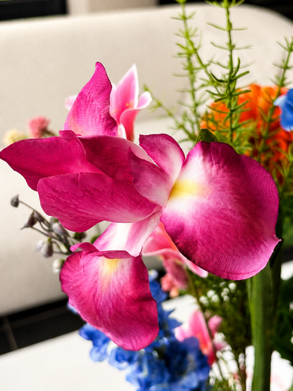 zijdenbloemen irisi fuchsia