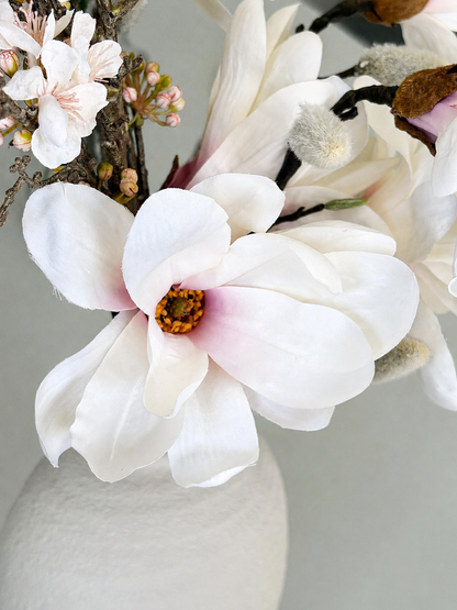 zijdenbloem magnolia japandi