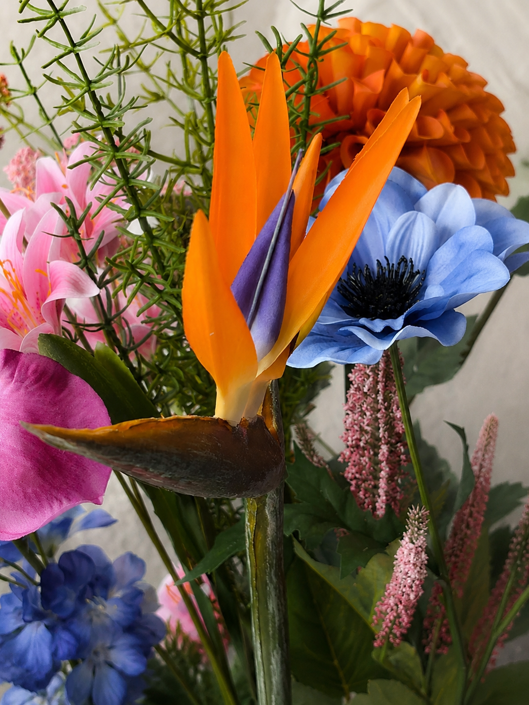 strelizia zijdebloem levensecht
