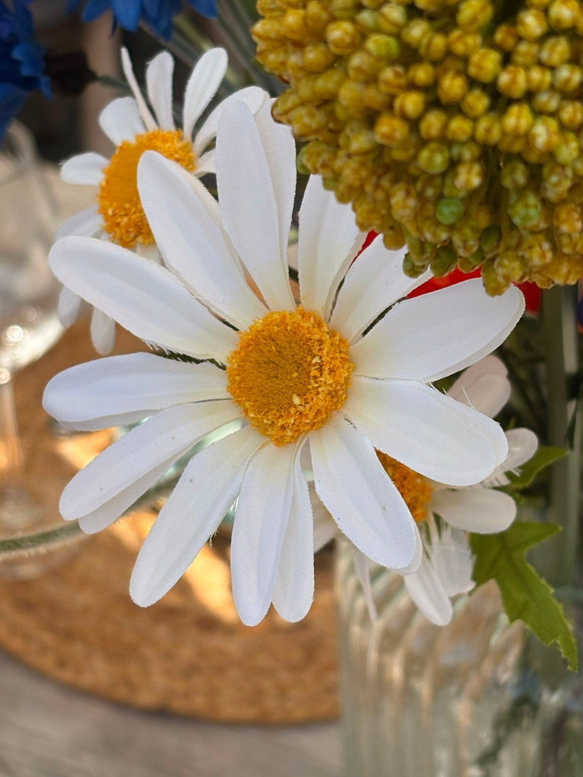 kunstbloemen margriet allium