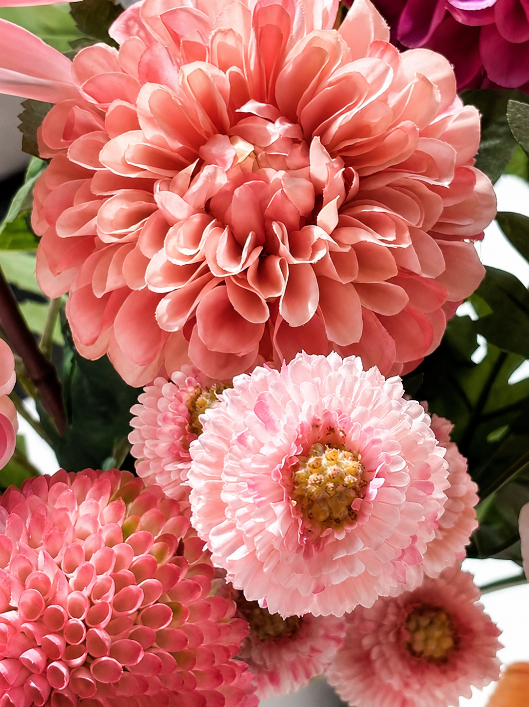 zijdenbloem dahlia zalm